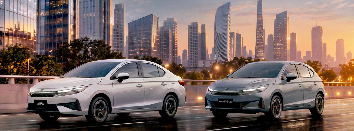 Novo Honda City Sedan e Hatchback